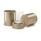 Elegant air - proof gold stamping Paper Tube Packaging Box For Cap / Mug
