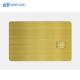 WCT Dual Interface NFC Metal Cards App Metal Business Card 4K Gold With QR Code