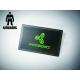 Luxury Stainless Steel Matte Black Background Metal Business Member Card 85x54mm