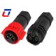 15A Male Female Wire Waterproof Circular Connector 3+4 Pin For Landscape Lighting