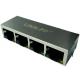 ARJM14A2-805-AB-CW2 2.5G BASE - T Rj45 Multi Port jack 1x4 lan Tab-Down