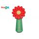ODM Inflatable Lighting Decoration 190T Oxford Cloth Standing Led Flower Plant