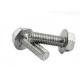 DIN6921 Hexagon Flange Head Bolt Carbon Steel Material With Zinc Plated Surface