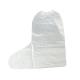 White Non Woven Fabric Disposable Shoe Booties With Anti Slip Printing Pe Cpe