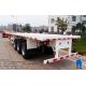 Tri Axle (Fuwa Brand)  container flatbed trailer no siding   | TITAN VEHICLE