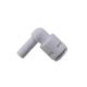 Plastic Elbow Water Filter Fittings L Pipe Quick Connector 1/4 Thread Tube