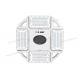 Commercial LED High Bay Light High Light Efficiency Warehouse Lighting 150LM/W 200W