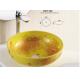 Hand Wash Ceramic Art Basin Bathroom Furniture With Beautiful Appearance