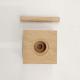 Professional Square Aromatherapy Bamboo Jar Lid with Wooden Stick for Scent Diffusion