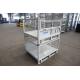 Space Saving Galvanized Wire Mesh Pallet Cage For Warehouse Storage Solutions