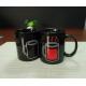 Promotional gift heat sensitive color changing coffee mugs stocked