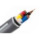 Black Sheath Colour Steel Armoured Cable , Low Voltage Armored Cable Eco Friendly