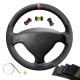 Car Accessories Suede Hand Sewing Wrap Steering Wheel Cover For Opel Astra G H 1998 1999 2000 2001 2002 2003 2004 2005 2006 2007