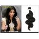 Black Body Wave Virgin Remy Human Hair Extensions Peruvian Hair For Women