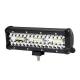 9 Inch 180W Dual Row LED Light Bar White / Amber For Offroad Cars