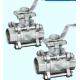 Female Threaded Manual Ball Valve Stainless Steel 304 With ISO Mounting Pad