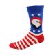 Custom logo, design knitted cute fashion print american flag socks