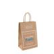 Flexo Printing Handle Paper Bags Eco Friendly Water Based Soy Ink Custom Order Accepted