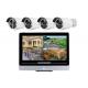 1080P NVR Poe Surveillance Camera System Without Power Plug 35M IR distance