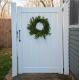 Decorative PVC / Vinyl Garden Fence With Gate For Outdoor Privacy
