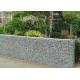 Heavy Zinc Coated Galvanized Wall Basket Square Hole Shape For Gardens / Parks