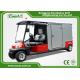 Red 2 Passenger Electric Ambulance Car For Emergency Closed Type