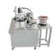Desktop turntable spout bag filling and capping machine