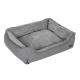 Plush Dog Bed Cushion  Machine Washable Keep Warm Polyester Fiberfill