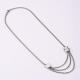 316 Stainless Steel Heart Necklace , Multi Layer Pendant Necklace For Women