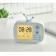 TV Shaped Kids Alarm Clock Multifunctional 316g ABS Silicone Glass Material