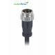Mini Change Male 4 Pin Connector Molded With 2M PVC 16AWG UnShielded Cable