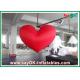 Party Inflatable Lighting Decoration , 190T Nylon Cloth Inflatable Heart