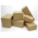 Brown Corrugated Cardboard Flower Packaging Box Virgin Hair Packaging Box