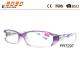 Hot sale style reading glasses with plastic frame ,spring hinge, suitable for women