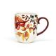 Custom Printed Coffee Mugs Harvest Style Ceramic Mug With 3D Decal In Glaze