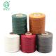 Chemical Resistance Pattern Dyed Polyester Braid Waxed Thread For Bracelets Leather