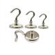 High Pull Force Stainless Steel Magnetic Hooks Neodymium Customized Size