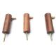 Wooden Coat Hook with  brass stick -sapele / walnut /Beech wood hat hanger for wall