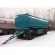 Fuel / Diesel Carbon Steel Tanker Trailer , Drawbar Semi Trailer 25000L 3 Axles