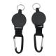 Aluminum Heavy Duty Badge Reels Alligator Clip With Cigarette Lighter Holder