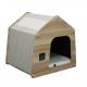 Luxurious Wood Pet Furniture Foldable Wooden Cat Shelter 39x43.5x38cm