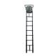 Stable Hunting Ladder Stand Durable Aluminum Construction With Suspension Seat