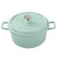 Amazon TOP Seller Kitchen Cookware Round Aluminium Enamel Pot Crock Pot Soup Pots For Cooking