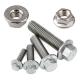 DIN933 Steel Hex Head Bolt And Nuts Stainless Steel Full Threaded Hexagonal Bolts