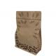 White Doypack Stand Up Pouch k Kraft Paper Bags With Clear Window And Zipper