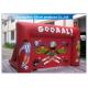 Red Funny Boys Inflatable Football Game / Inflatable Sports Arena For Ball Shooting
