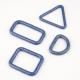 Color Square Metal Buckle Painting D Ring Triangle Buckle Kit For Bag Strap Connectors