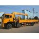 DFAC Dongfeng 6x2 Truck Mounted Boom Crane / 10 Ton Mobile Crane CS2018XX