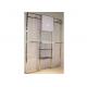 Stainess Steel Wall Mounted Display Racks 600 * 300mm For Displaying Garment