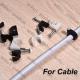 4mm-25mm Circle Or Flat Plastic Cable Clips for Cable Management